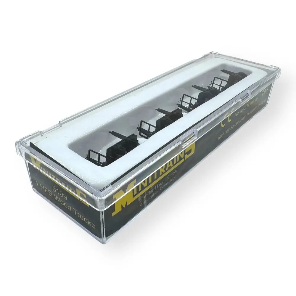 4 wagons Allemands de train de tranchées - Minitrains 5109 - HOe 1/87 - 2R - 4