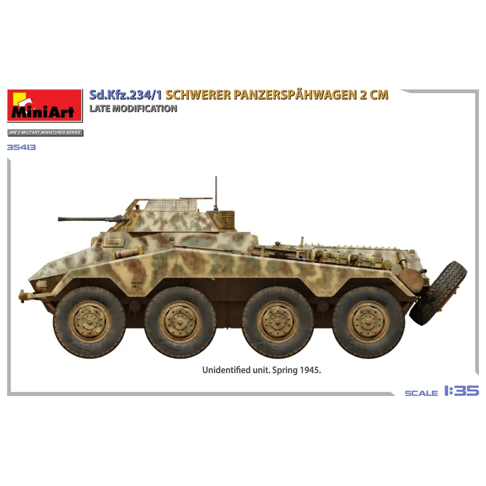 Sd.Kfz.234/1 Schwerer Panzerspähwagen - MINIART 550035413 - 1/35 - 7
