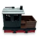 Locomotive diesel - Minitrains 2002 - HOe 1/87 - Ep III - Analogique - 2R - 3