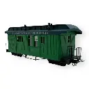 Fourgon à bagages F&C vert avec lettrage - Minitrains 5132 - HOe 1/87 - 2