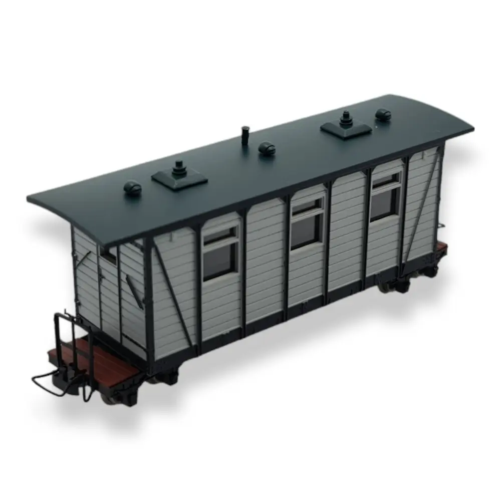 Voiture voyageurs grise MiniTrains 5146 - HOe 1/87 - 2