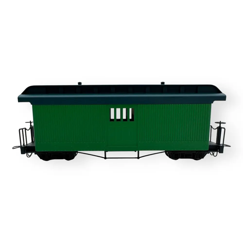 Voiture postale de Fiddletown et Copperopolis, verte, sans lettres - Minitrains 5174 - HOe 1/87 - 2R - 3