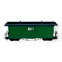 Voiture postale de Fiddletown et Copperopolis, verte, sans lettres - Minitrains 5174 - HOe 1/87 - 2R - 3