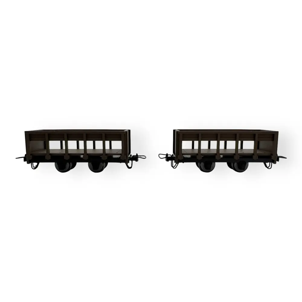 2 wagons à canne à sucre - Minitrains 5185 - HOe 1/87 - 2R - 3