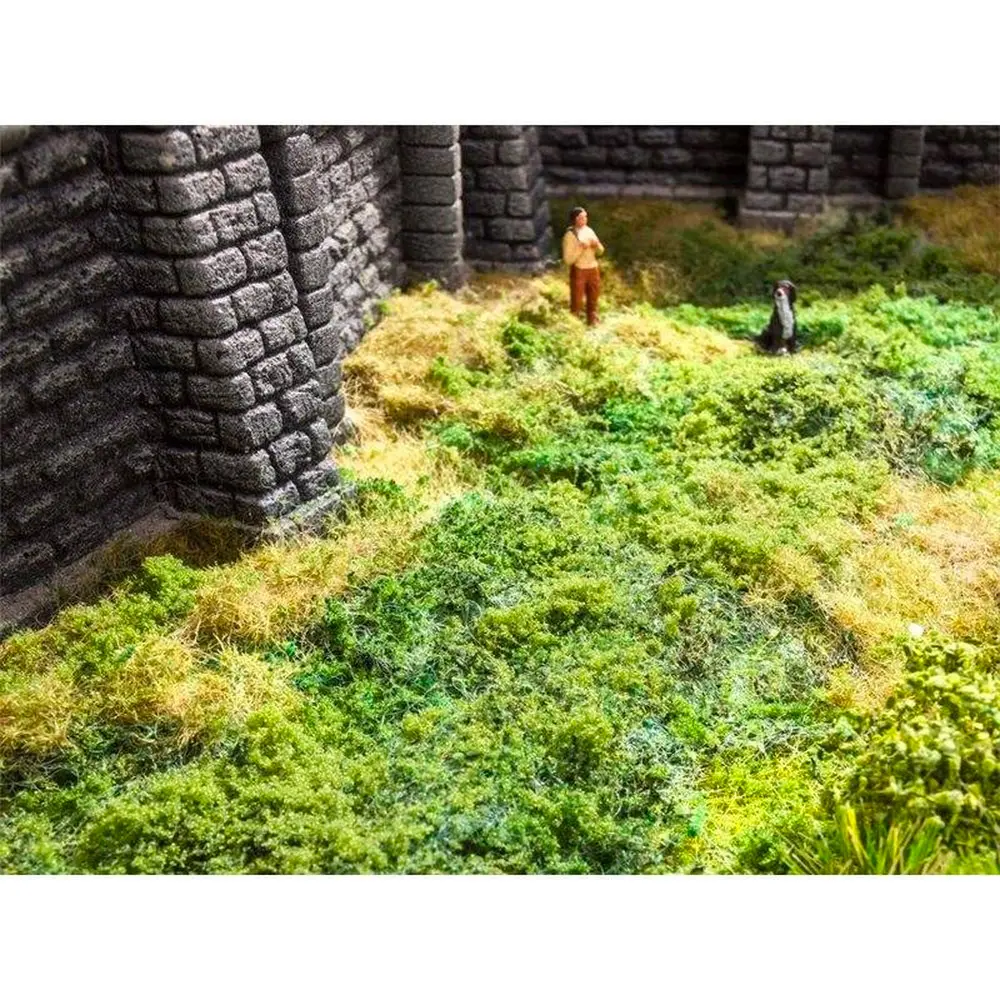 Tapis d'herbe de prairie vert moyen 200x230 mm NOCH 07291 - Toutes échelles - 3