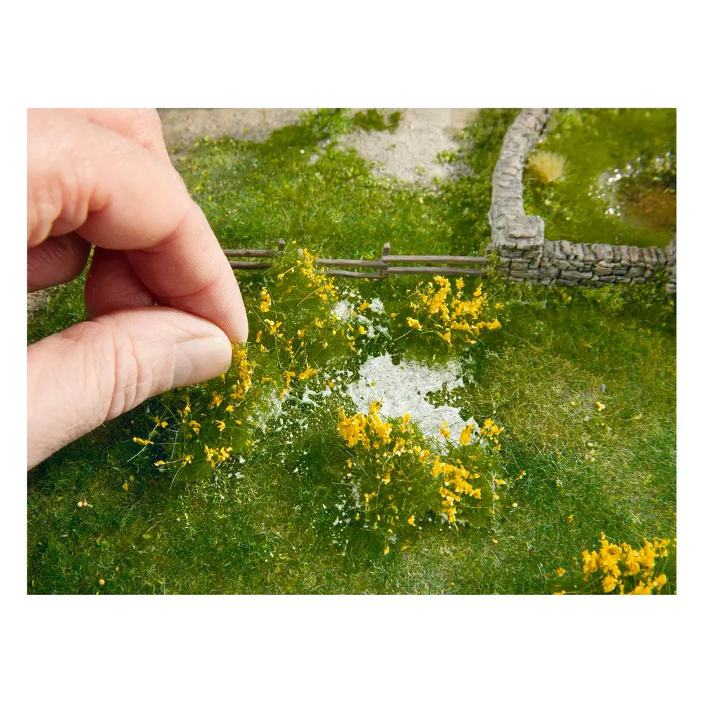 Feuille/tapis herbe 120 x 180 mm Vert beige NOCH 07253 - HO 1/87 - Détaillé - 3