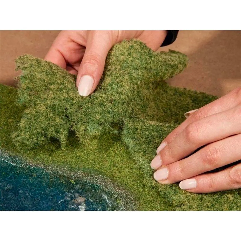 Tapis d'herbe de prairie vert moyen 200x230 mm NOCH 07291 - Toutes échelles - 2