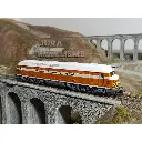 Locomotive diesel CC 80001 Belphégor - Mistral 25-01-S004 - HO 1/87 - SNCF - Ep IV - Analogique - 2R - 6