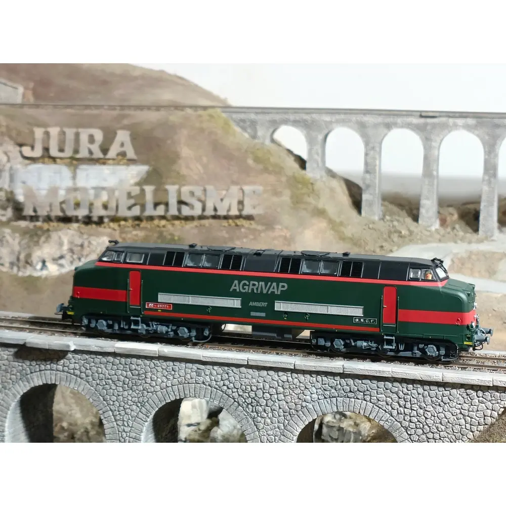 Locomotive diesel CC 65005 - Mistral 23-03-S004 - HO 1/87 - SNCF - Ep VI - Analogique - 2R - 9