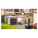 Lot de 2 garages préfabriqués NOCH 14677 - N 1/160 - 38x20x16 mm - 2