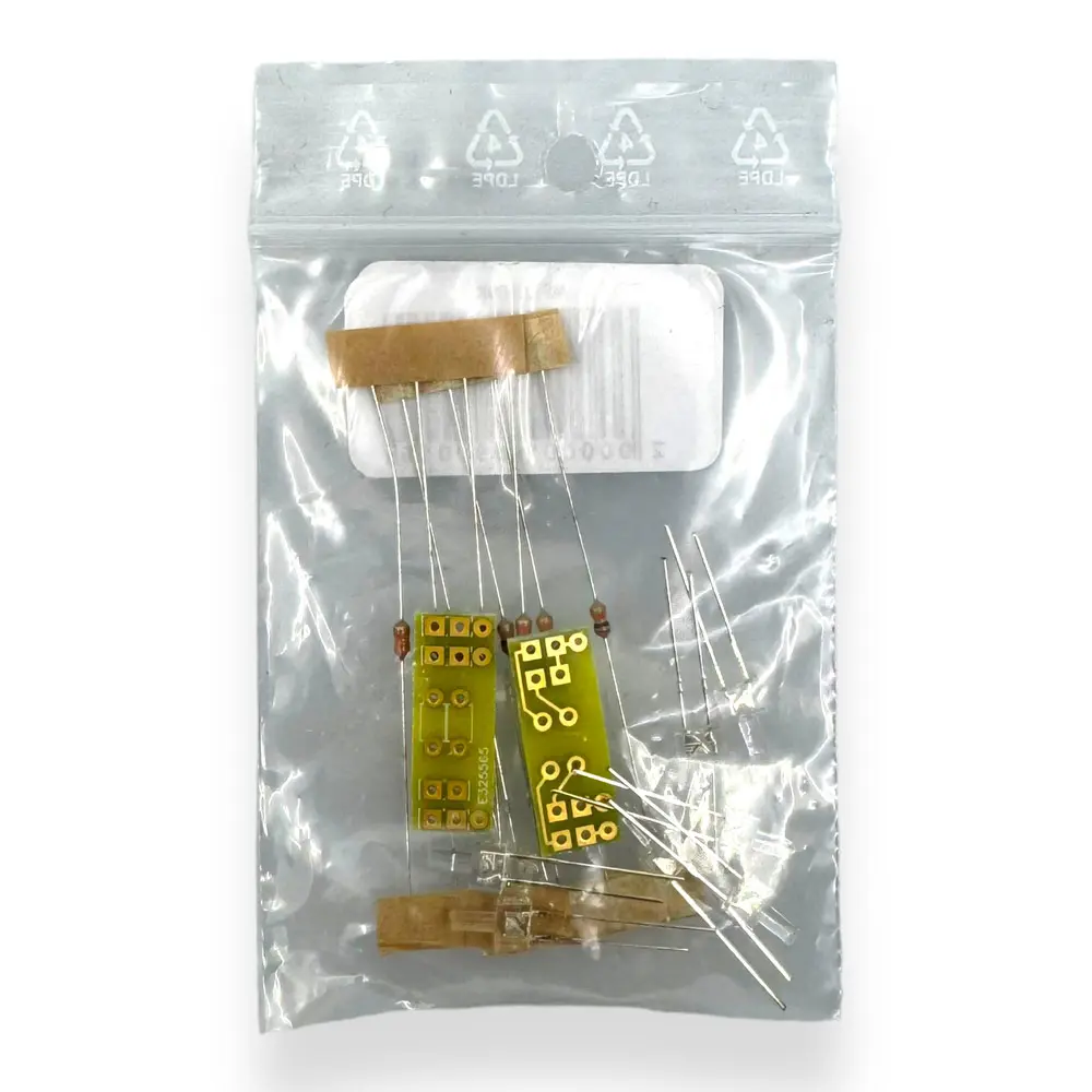 Kit éclairage LED - Distrimodel MPEL116K - pour locomotive Sybic Jouef & Rivarossi - 2