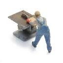 Bricoleur et scie sur table - Artitec 387.663 - HO 1/87 - 3