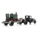 Semi-remorque Ford AA avec locomotive Deutz - ARTITEC 387.556 - HO 1/127 - 3