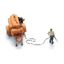 Remorque compresseur avec marteau-piqueur + 2 figurines - Artitec 387.611 - HO 1/87 - 5