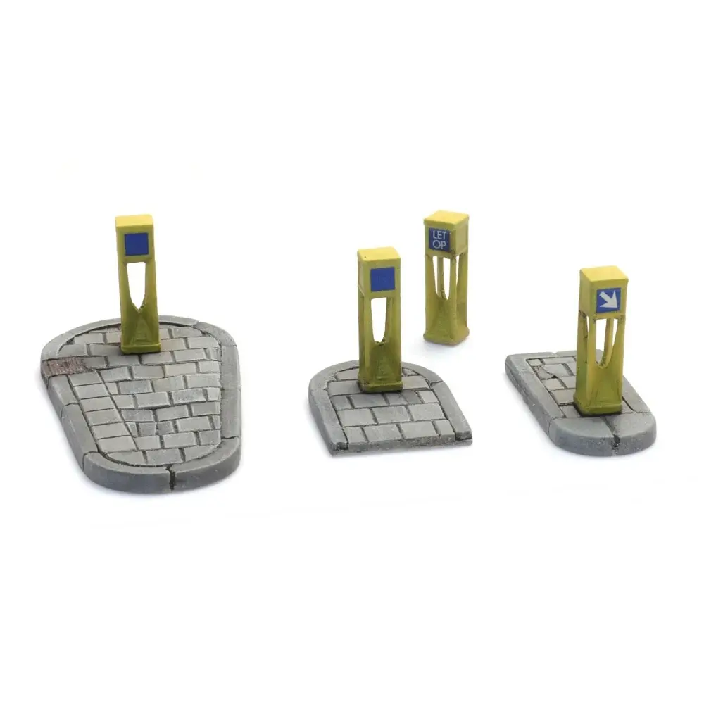 4 colonnes de circulation et 2 îlots refuges - Artitec 387.457 - HO 1/87 - 3