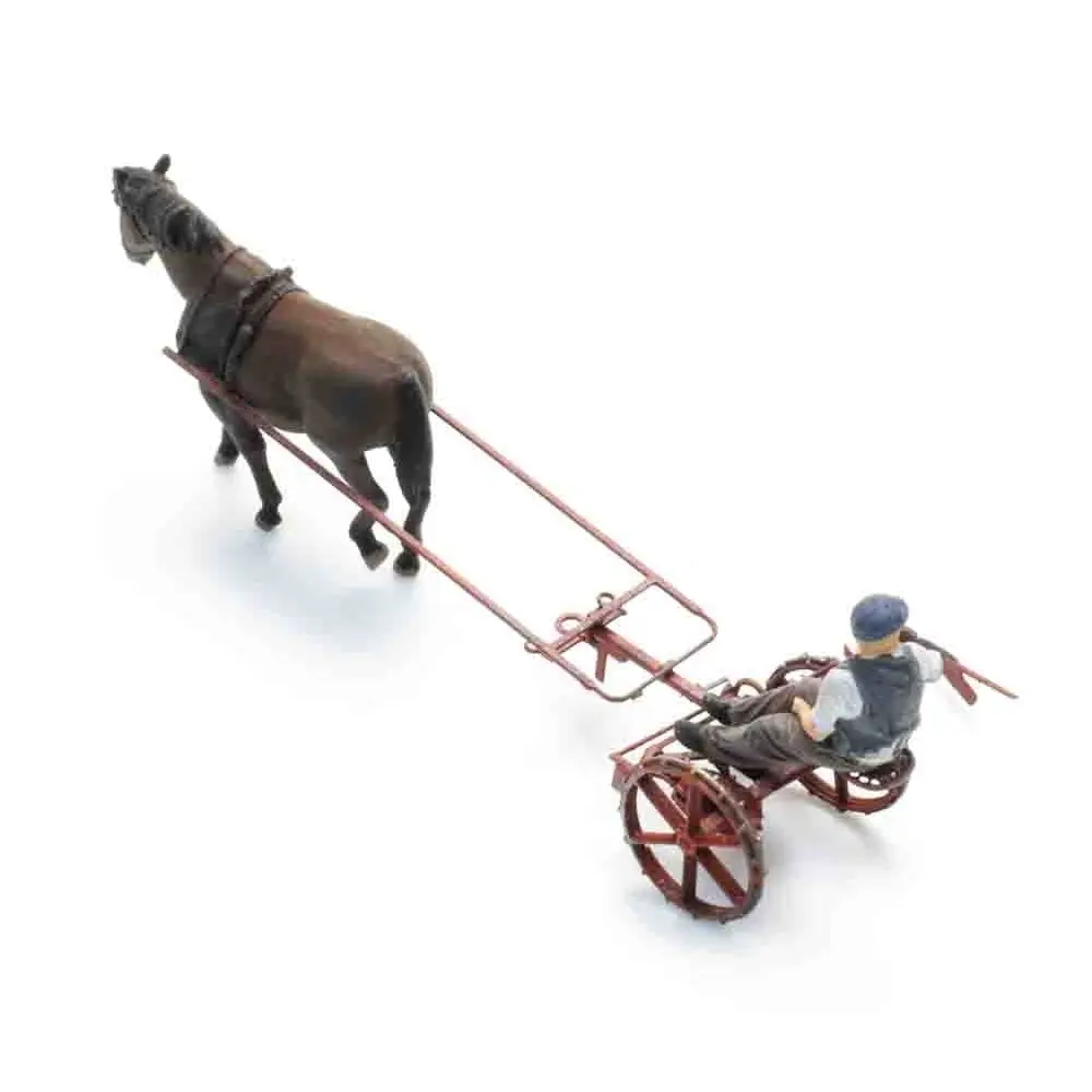 Barre de coupe avec cheval + figurine - Artitec 387.610 - HO 1/87   - 3