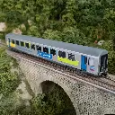 Voiture voyageur corail fluo 2ème classe Piko 97118 - SNCF - HO 1/87 - EP VI - 5