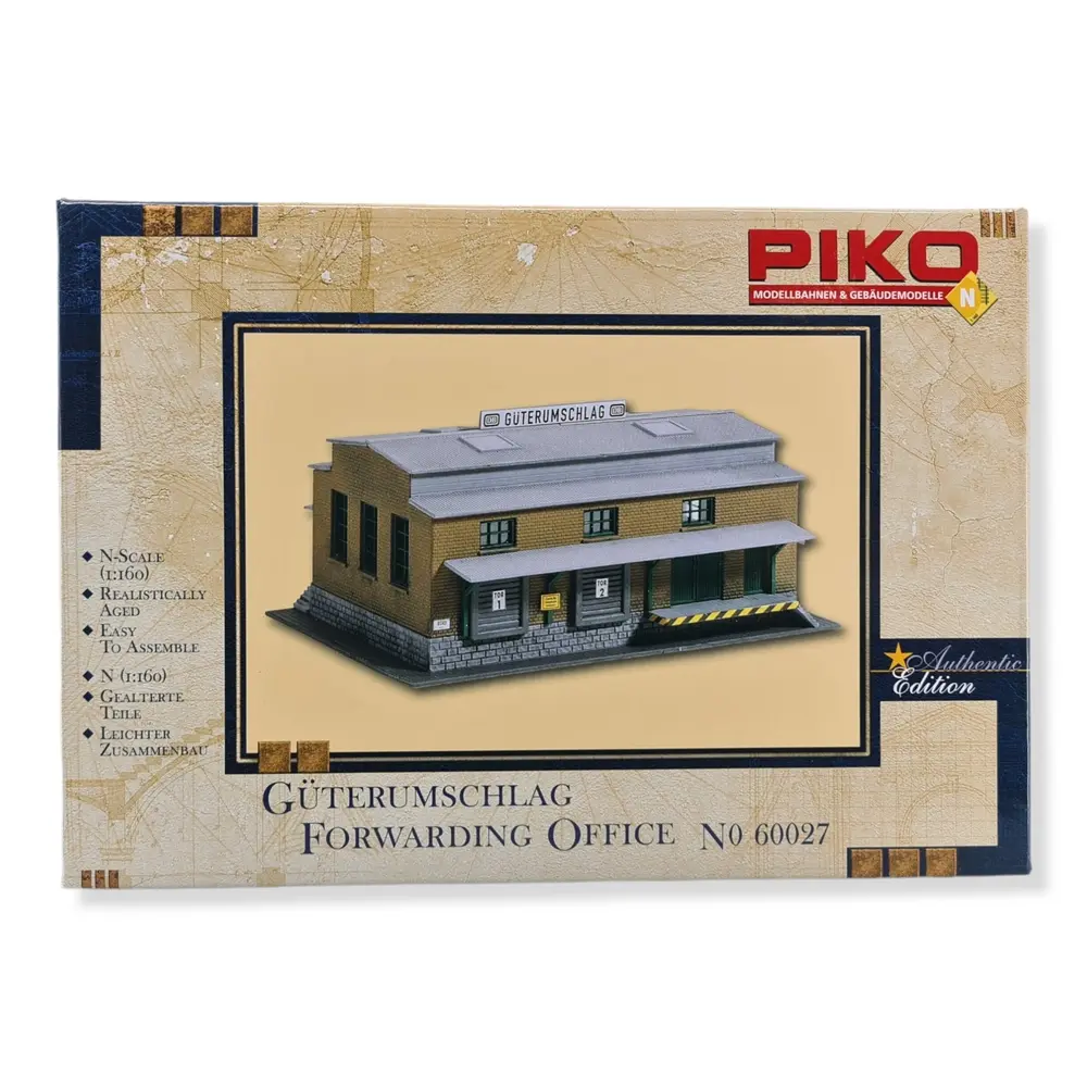 Hall à marchandises Piko 60027 - à assembler - 150 x 98 x 66 mm - N 1/160 - 3