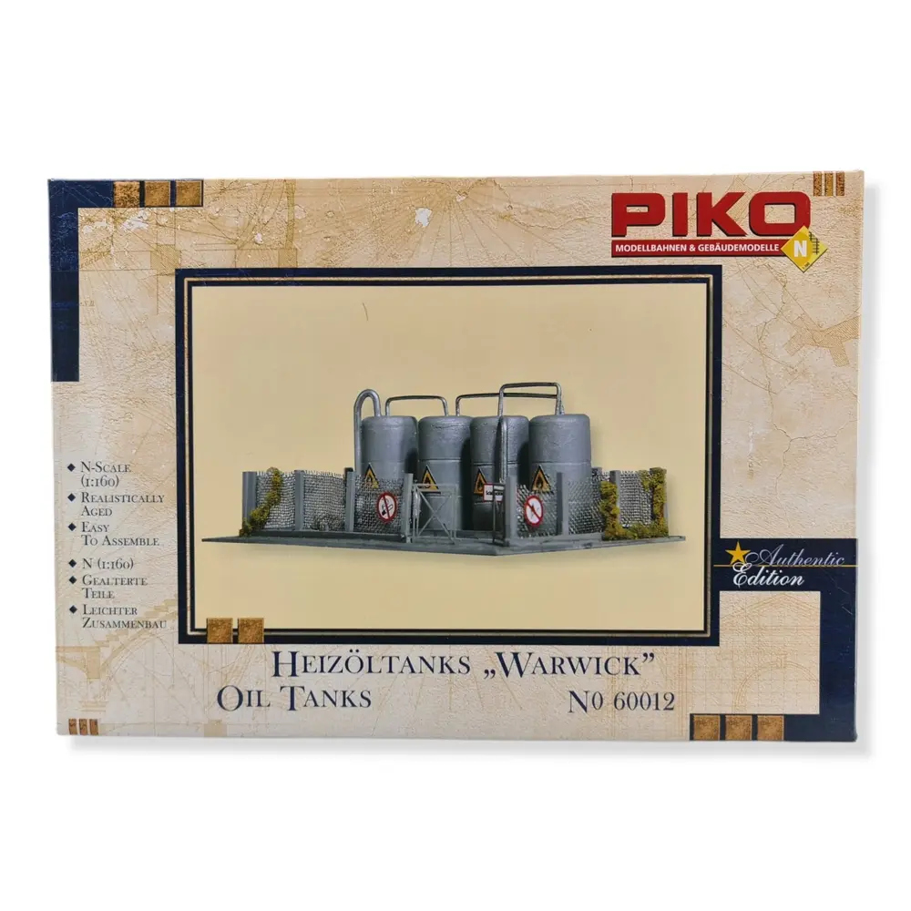 Dépôt de gasoil "Warwick" Piko 60012 - à assembler - 92 x 62 x 33 mm - N 1/160 - 3