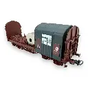 Wagon bâché ouvert Shimms - Piko 97132 - HO 1/87 - SNCF - Ep V - 2R - 2