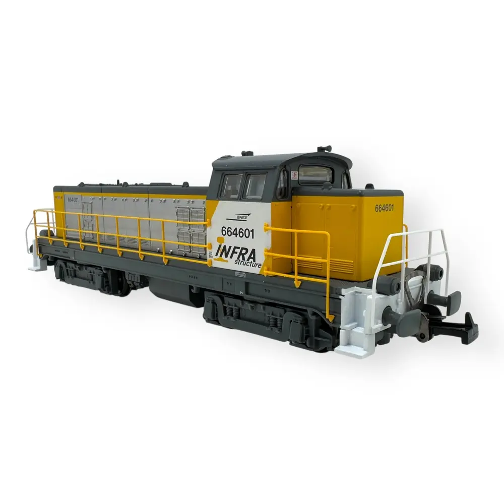 Locomotive diesel BB 64601 Infra - Piko 96182 - HO 1/87 - SNCF - Ep V - Analogique - 2R - 2