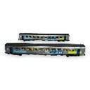 Coffret 2 voitures voyageurs Corail - Piko 94500 - N 1/160 - SNCF - EP VI - 3