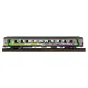 Set de 2 voitures Corail VTU REMI intercités, A10tuh + B11tu - Piko 97134 - HO 1/87 - SNCF - Ep VI - 2R - 4