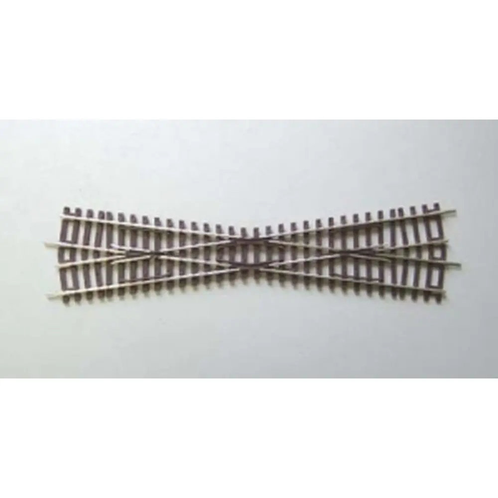 Croisement - Traverses Bois 239mm/15° PIKO 55240 | HO 1/87 | Code 100 - 2