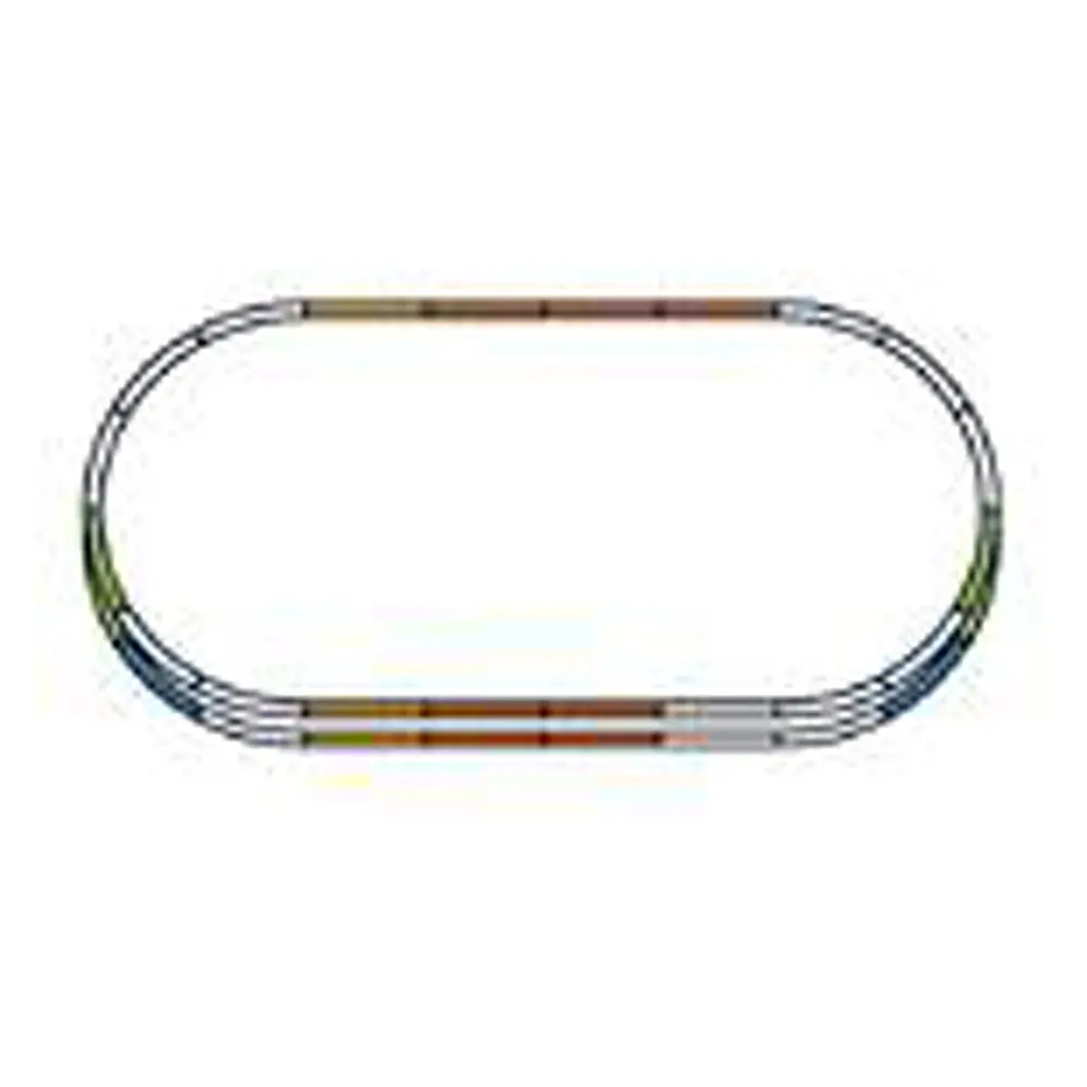 Set Extension de voies sans ballast Set E Piko 55340 - HO : 1/87 - 182 x 95 cm - 2