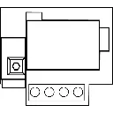 Fabrique/Usine de meuble "Unger" PIKO 60029 - N 1/160 - 140 x 122 x 184mm - 2