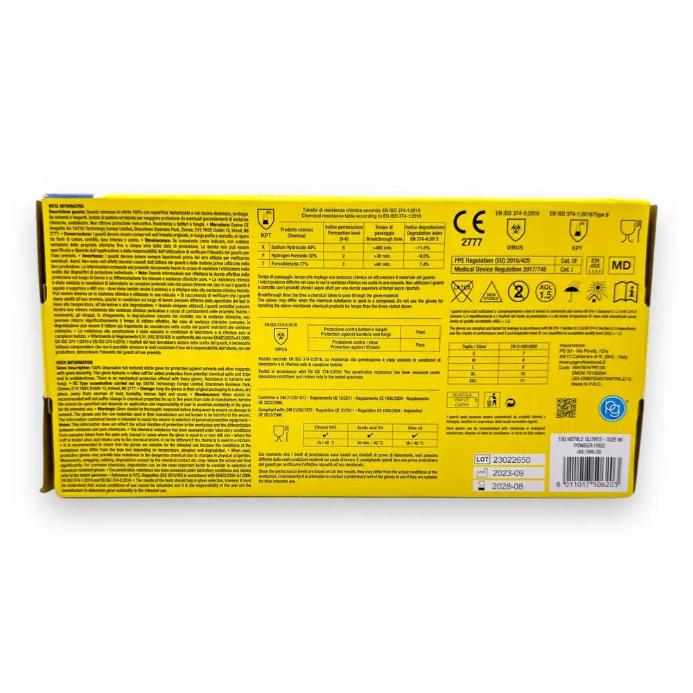 100 gants jetables taille M - PG Mini P50620 - 2