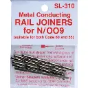 Sachet de 24 éclisses maillechort - PECO SL310 -Code 80 et 55 - N 1/160EME - 2R - 3