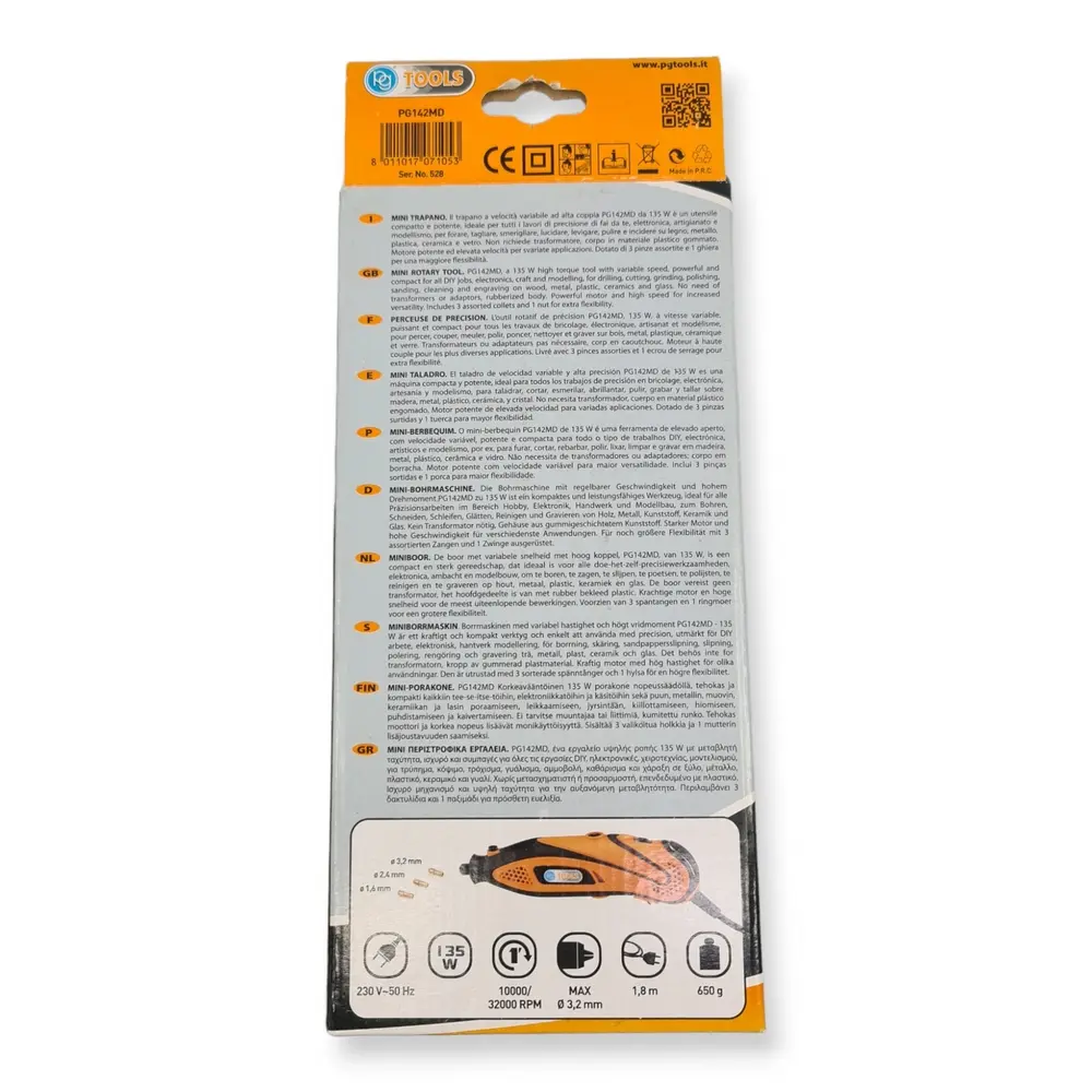 Perceuse de précision multiusages - PG Tools PG142MD - 4