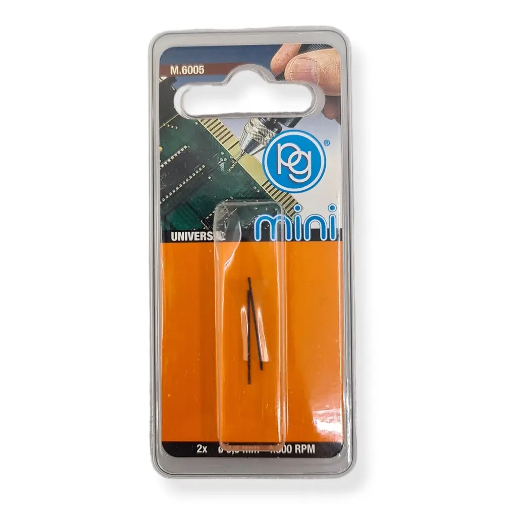 Set 2 forets en HSS PG Mini M6005 - Diamètre 0.5 mm - 2