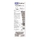 Aiguillage à gauche 223,5 mm, rayon 1092 mm, 9,5°, sans cœur polarisé (Unifrog) code 83 - Peco SLU8362 - HO 1/87 - 2R - 3