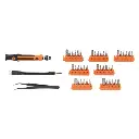 Kit tournevis + mini-embouts + pinces PG Tools PGM.8775 - 2