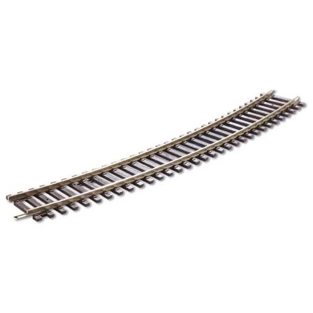 8 rails courbes rayon 571,5 mm 22,5° Peco ST2035 - HO : 1/87 - Code 100 - 2