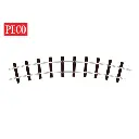 Courbe standard R1 - PECO ST605 - I 1/32 - 30° - 2