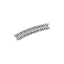 8 rails courbes rayon 371 mm 22,5° Peco ST2020 - HO : 1/87 - Code 100 - 2
