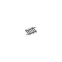4 rails droits 41 mm Peco ST2003 - HO : 1/87 - Code 100 - 2
