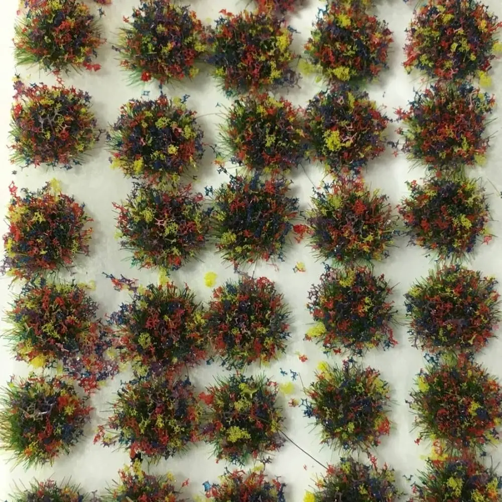 Lot de 100 touffes d'herbes fleuries - PECO PSG51 - 2