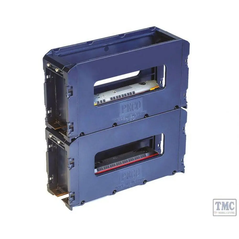 Boite de transport double PECO PT61 - N 1/160 - HO / HOm / HOe 1/87 - OO 1/76 - 3