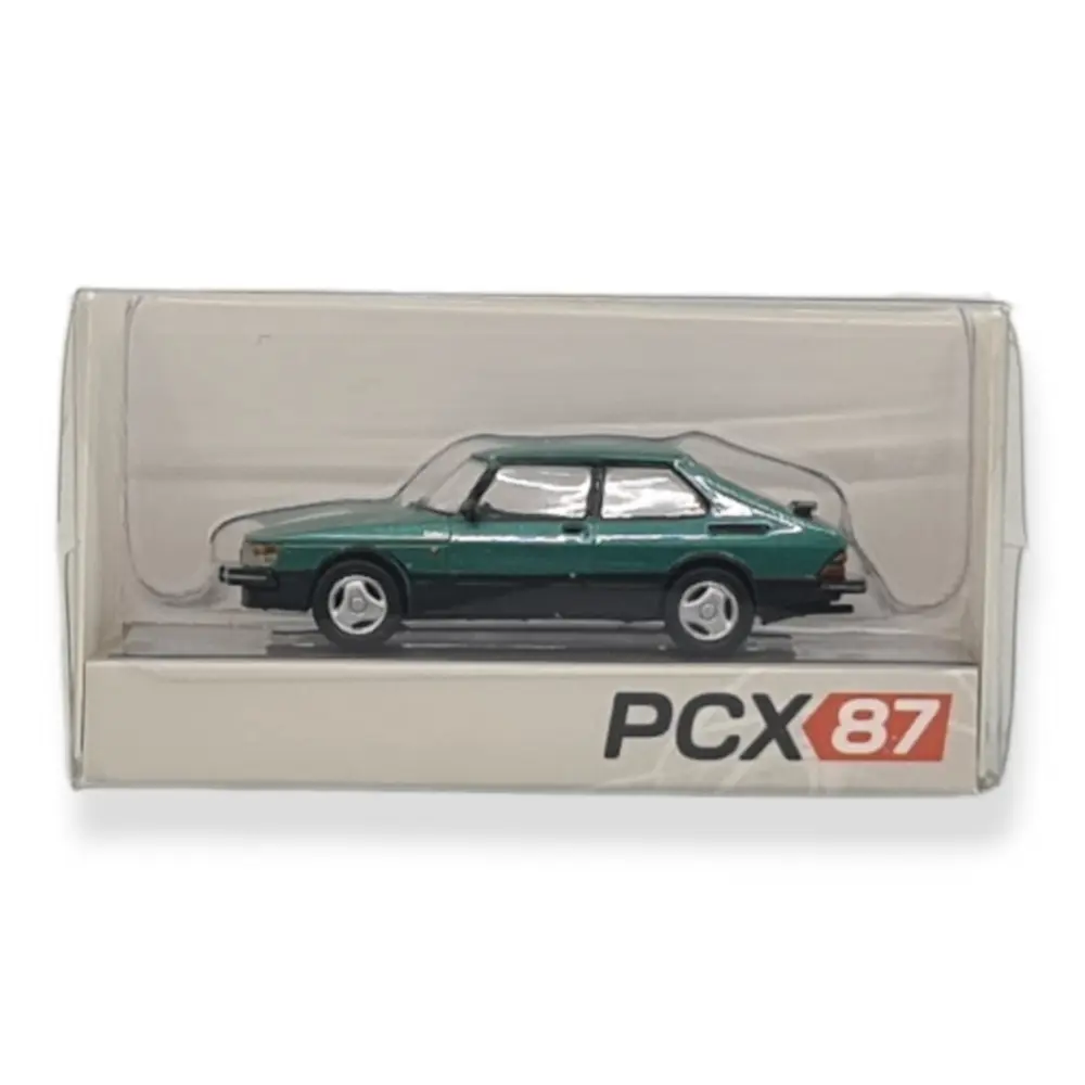 Véhicule Saab 900 Turbo - Vert - PCX87 0649 - HO : 1/87 - 3