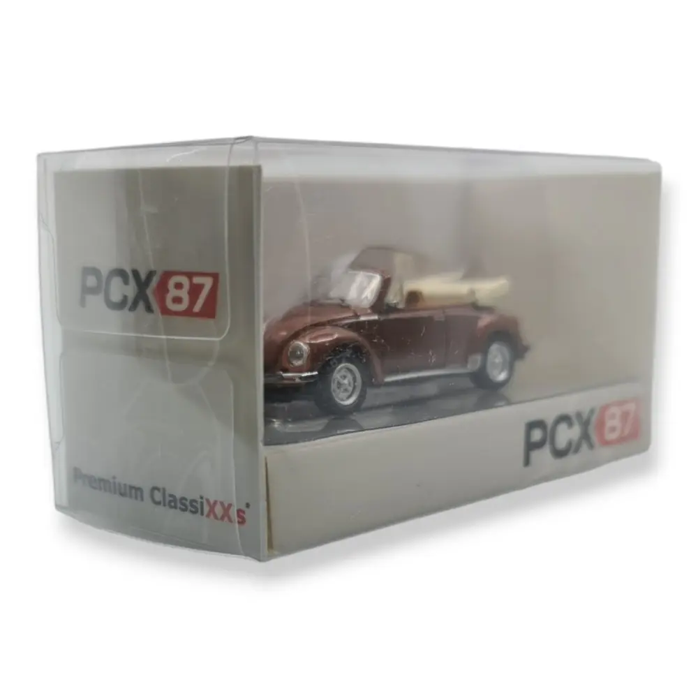 Véhicule VW Coccinelle 1303 LS cabriolet - PCX87 0518 - HO : 1/87 - 2