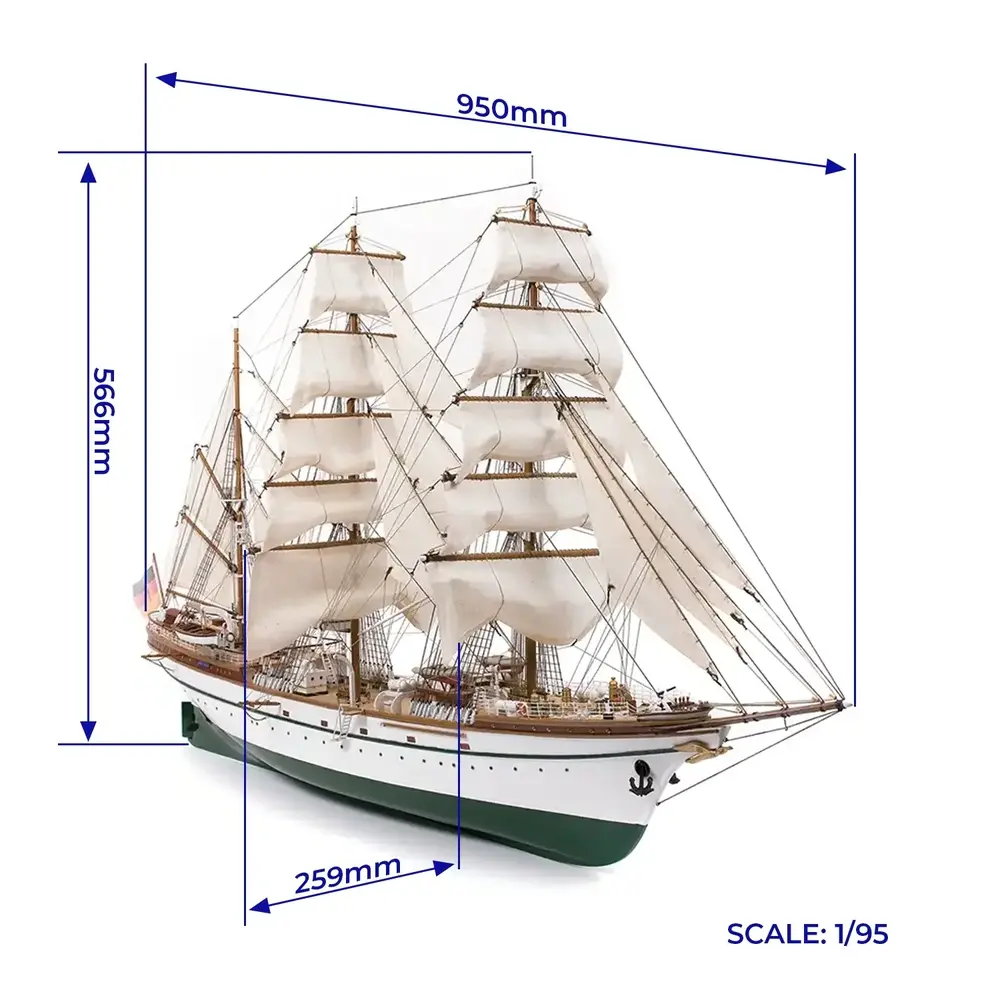 Bateau Gorch Fock - Occre 15003 - 1/95 - 2