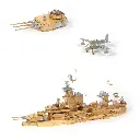 Maquette de bateau USS Missouri (BB-63) - Occre 16002 - 1/200 - 9