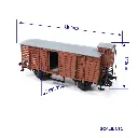 Wagon fermé à marchandises - Occre 56002 - 1/32 / G-45 - 2