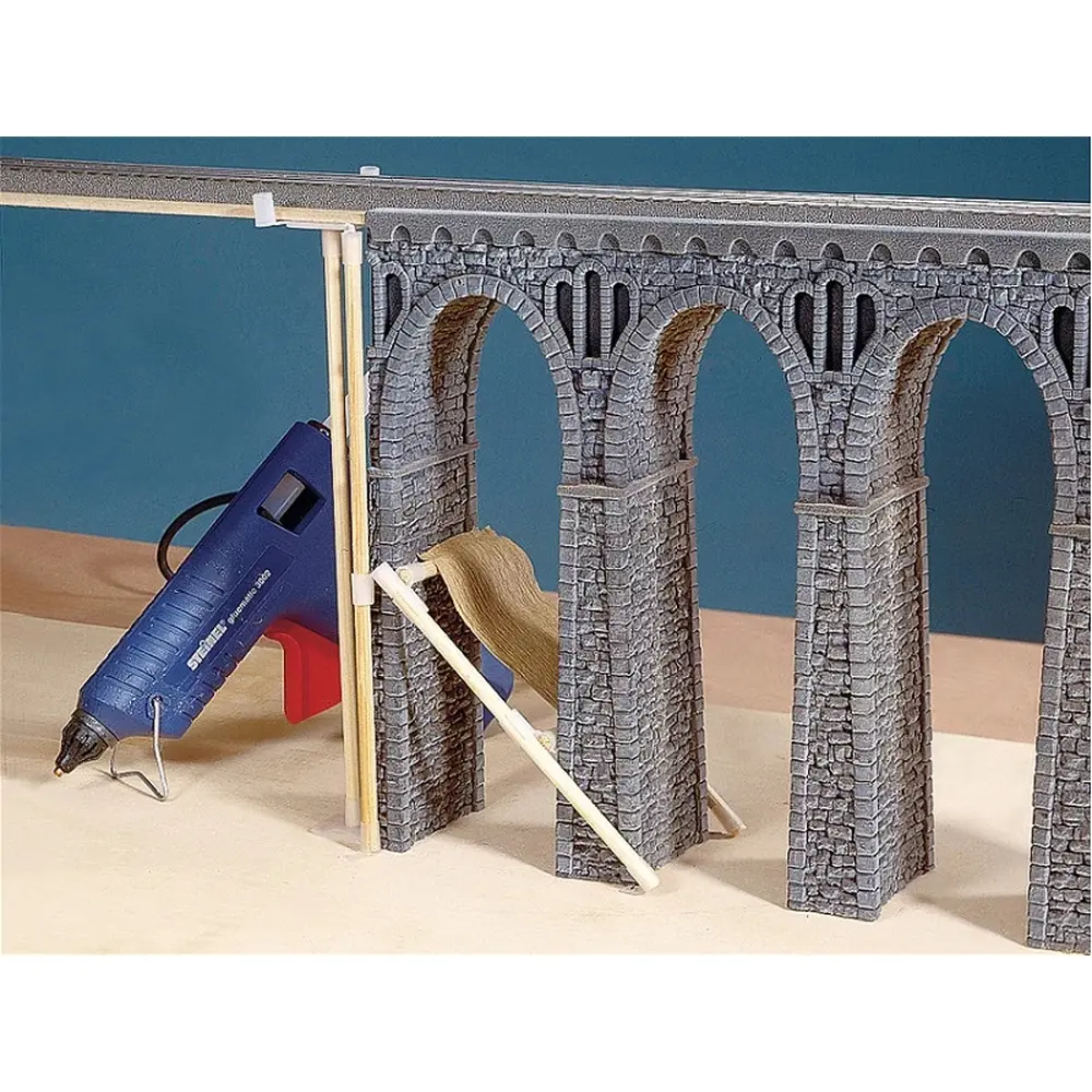 Viaduc en pierre - Noch 58660 - HO 1/87 - 37x24,5x4,4 cm - 4