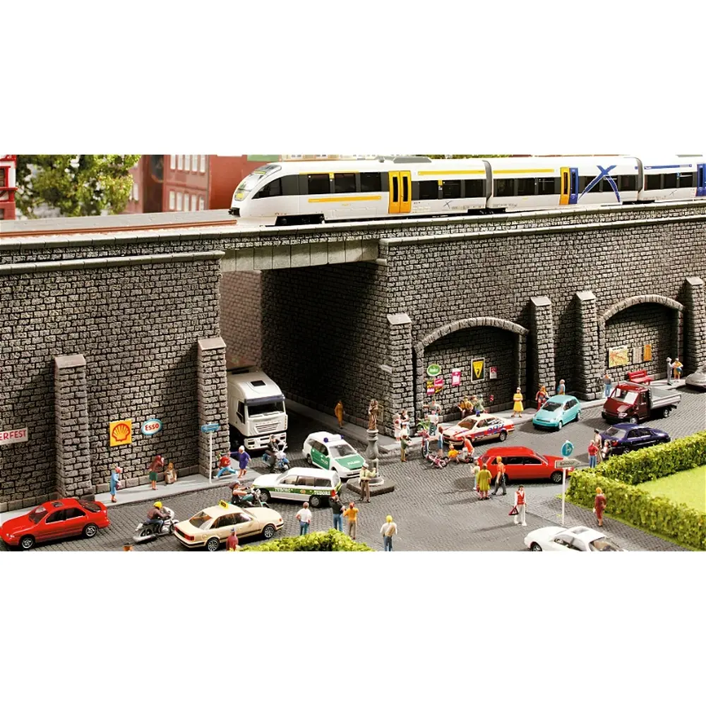 Mur de soutènement - Noch 58056 - HO 1/87 - 33,4x12,5 cm - 3