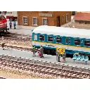 Quai de gare universel NOCH 66008 - HO 1/87 - 271 x 83 mm - 3